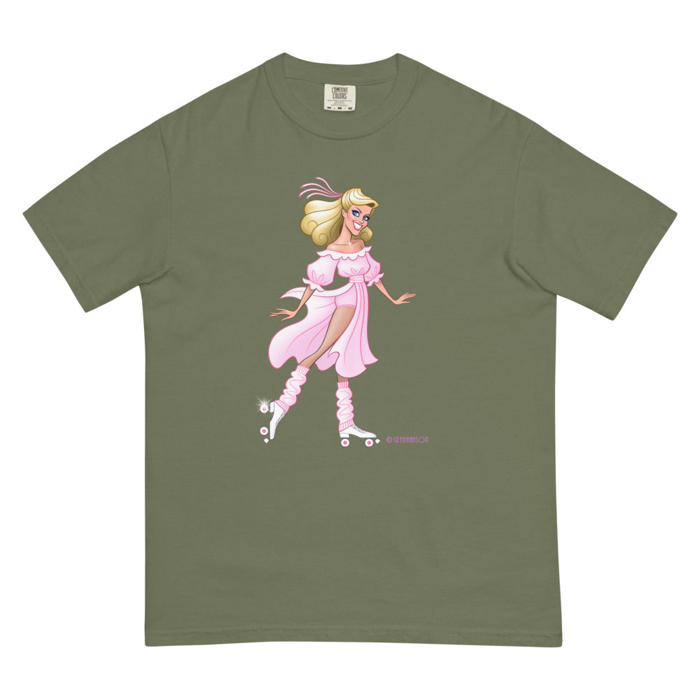 Debut garment mockup | Xanadid (Boxy Tee) | Moss