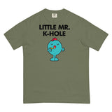 Debut garment mockup | Little Mr. K-Hole (Boxy Tee) | Moss