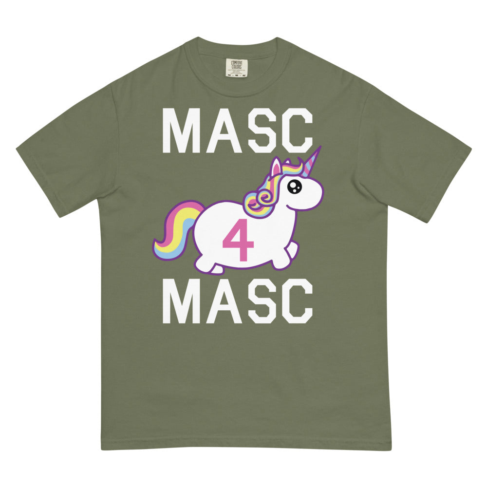 Debut garment mockup | MASC4MASC (Boxy Tee) | Moss