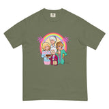 Debut garment mockup | Miami is Proud (Boxy Tee) | Moss