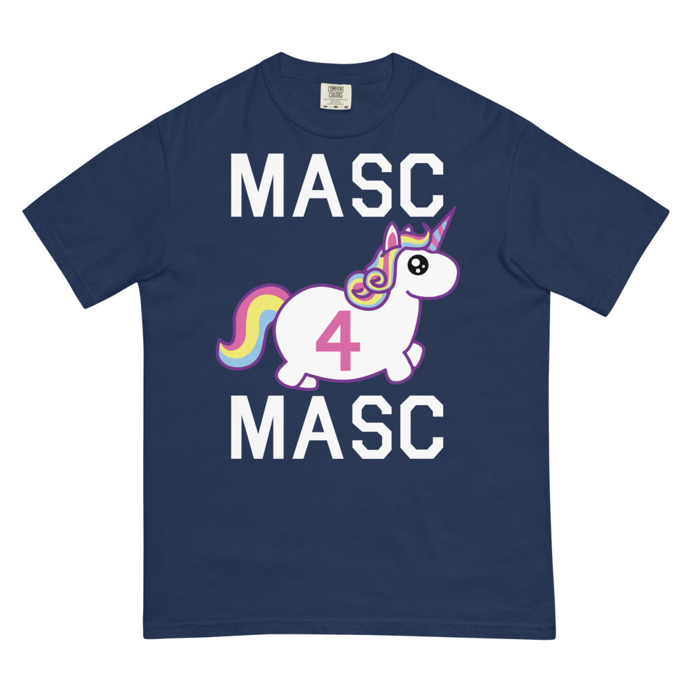 Debut garment mockup | MASC4MASC (Boxy Tee) | True Navy