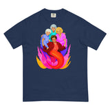 Debut garment mockup | Thank You for Being a Finned (Boxy Tee) | True Navy