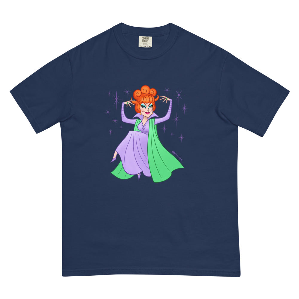 Debut garment mockup | Hello Derwood (Boxy Tee) | True Navy