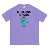 Debut garment mockup | Little Mr. K-Hole (Boxy Tee) | Violet