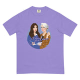 Debut garment mockup | Cerulean (Boxy Tee) | Violet