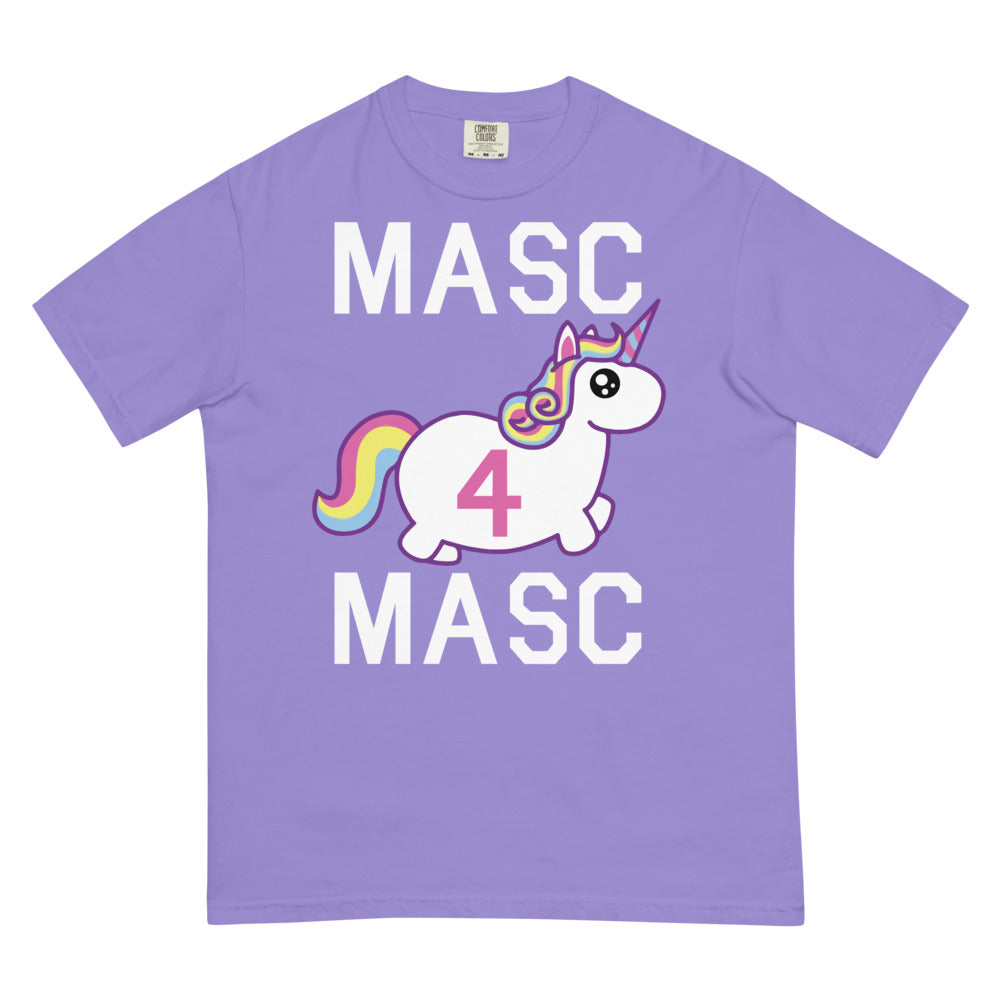Debut garment mockup | MASC4MASC (Boxy Tee) | Violet
