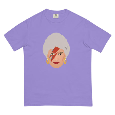 Debut garment mockup | Zbowie (Boxy Tee) | Violet