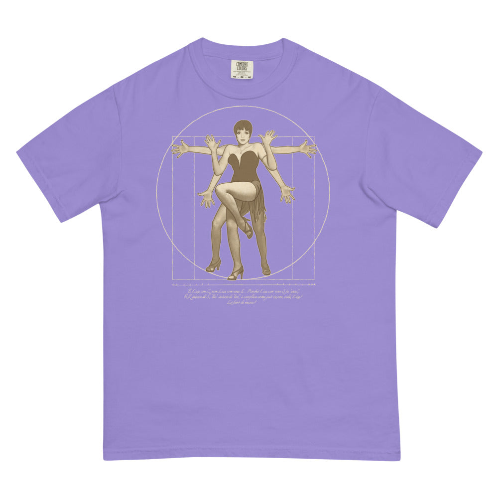 Debut garment mockup | The Divine Jazz Hands (Boxy Tee) | Violet