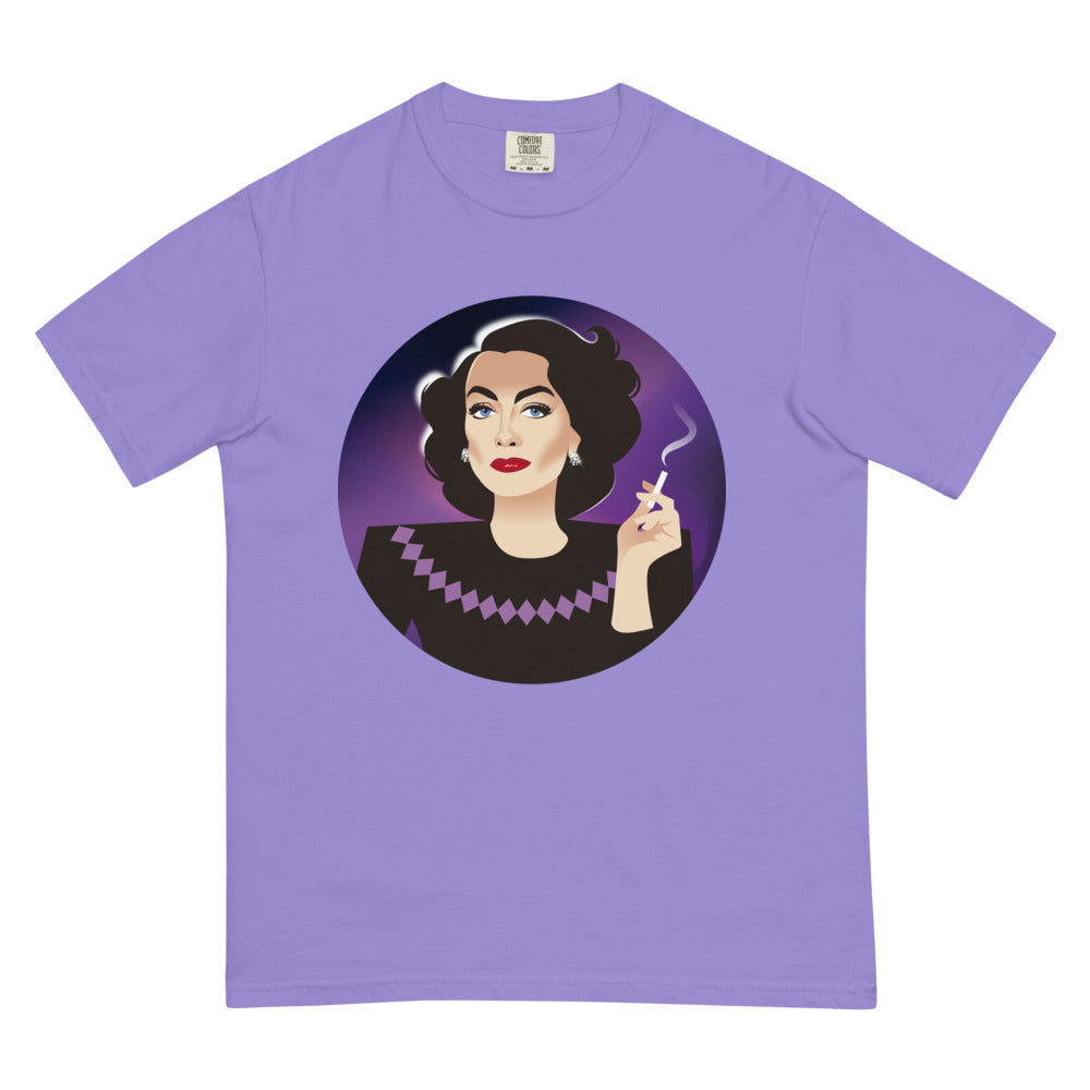 Debut garment mockup | Not Impressed (Boxy Tee) | Violet