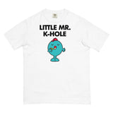 Debut garment mockup | Little Mr. K-Hole (Boxy Tee) | White