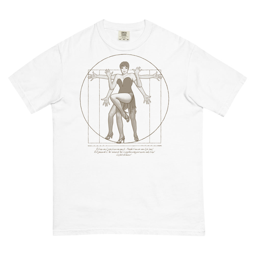 Debut garment mockup | The Divine Jazz Hands (Boxy Tee) | White