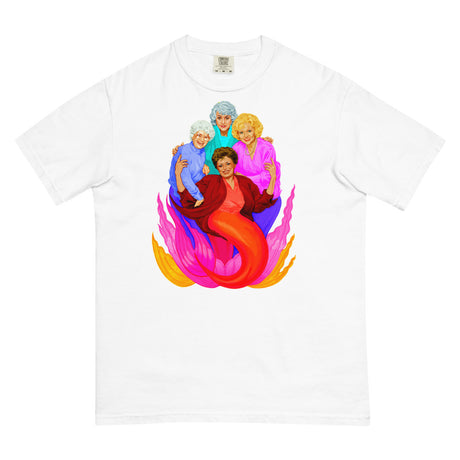 Debut garment mockup | Thank You for Being a Finned (Boxy Tee) | White