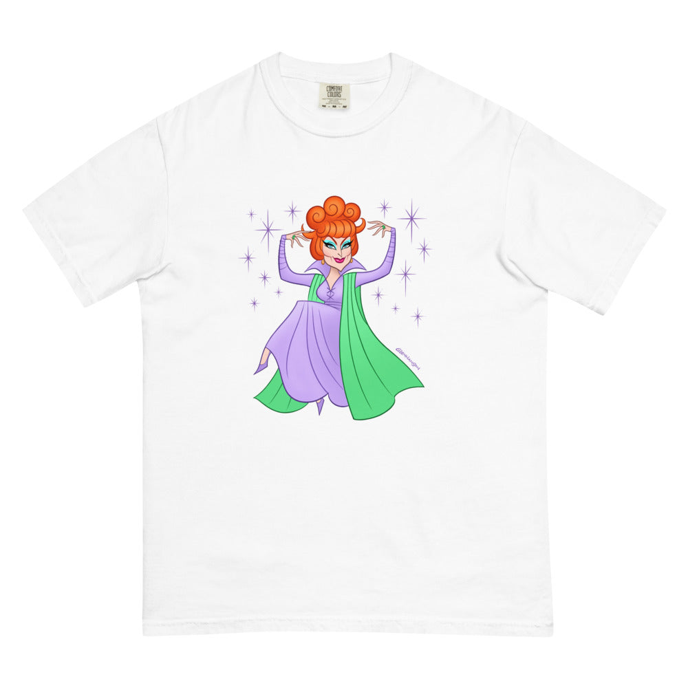 Debut garment mockup | Hello Derwood (Boxy Tee) | White