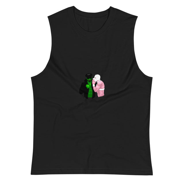 Elpha Pup (Muscle Shirt) - Black