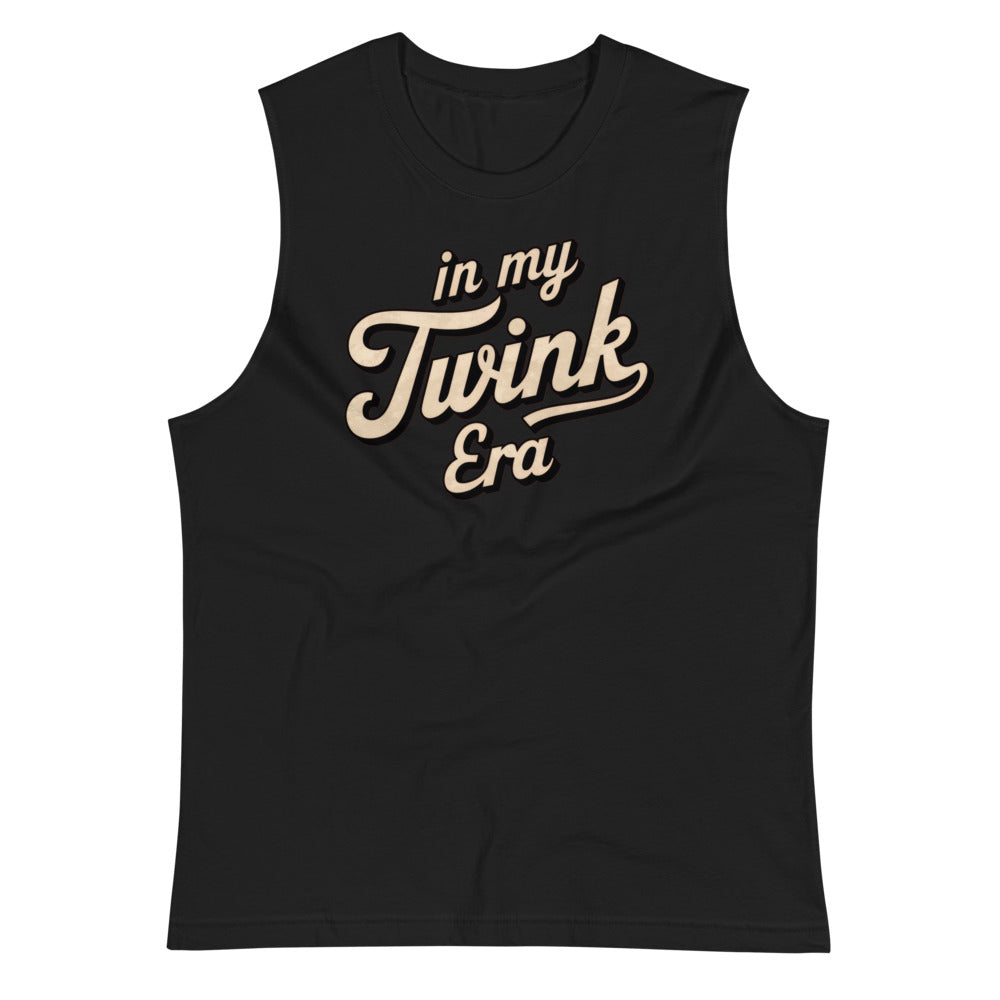 In My Twink Era (Muscle Shirt) - Black