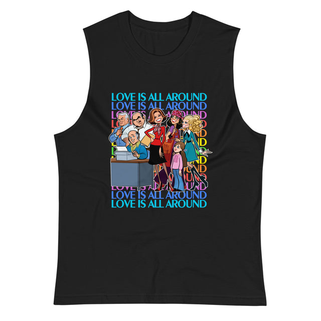 Newsroom (Muscle Shirt) - Black