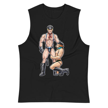 Debut garment mockup | Zoinks (Muscle Shirt) | Black