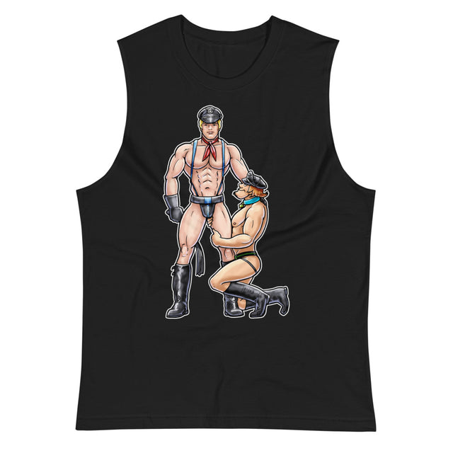 Debut garment mockup | Zoinks (Muscle Shirt) | Black