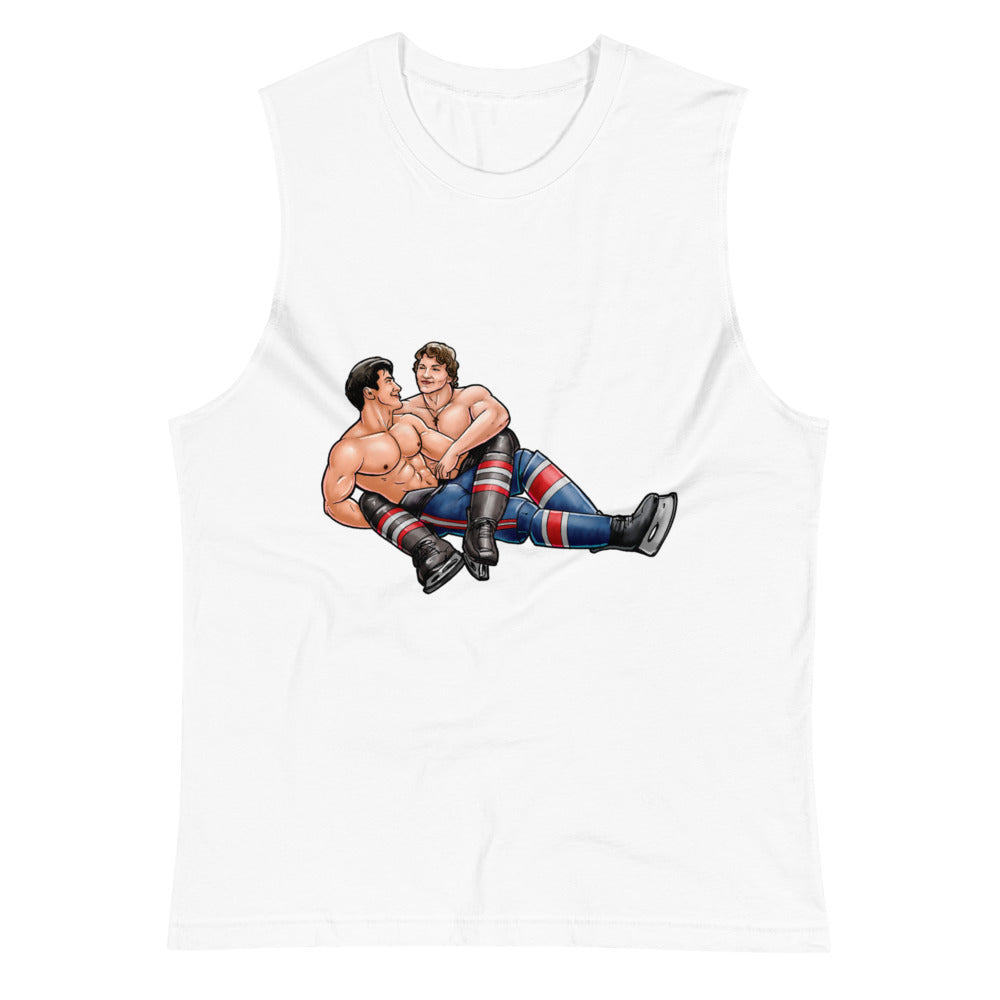 Down to Puck (Muscle Shirt) - White