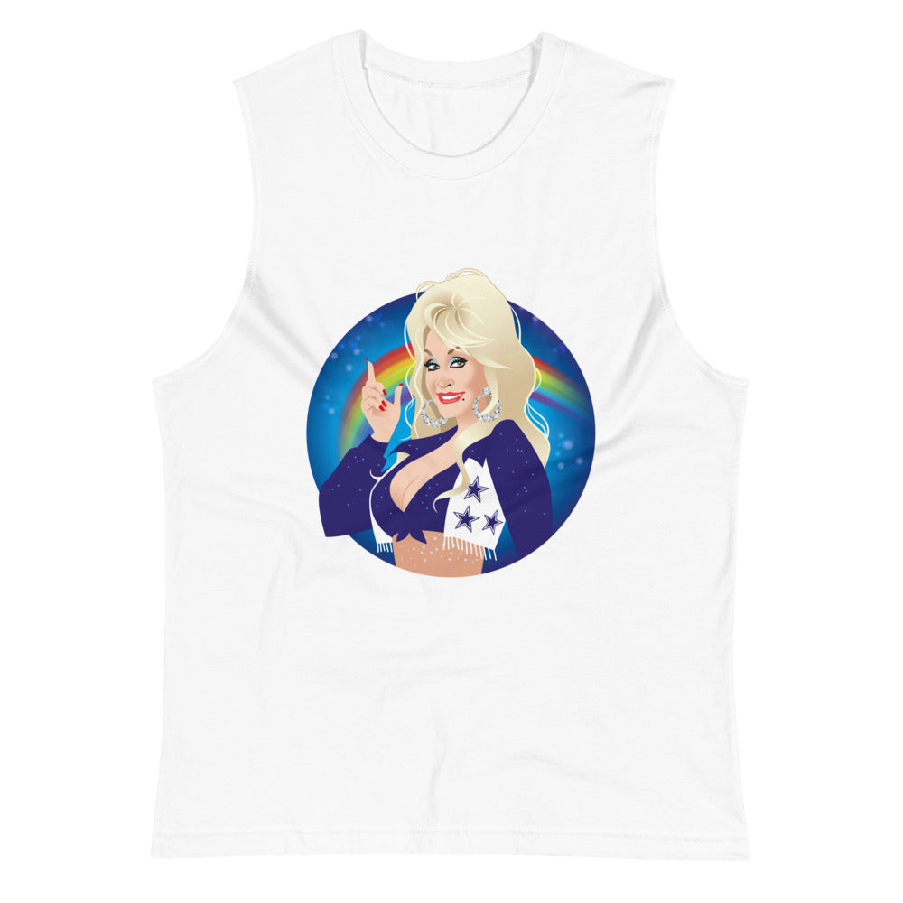 Here Comes the Rainbow (Muscle Shirt) - White