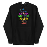 Debut garment mockup | You're Gonna Make It (Hoodie) | Black