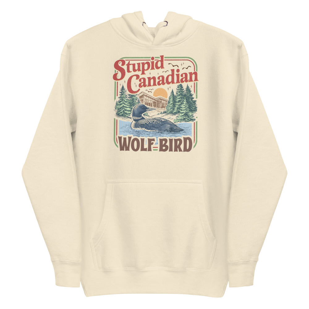 Wolf Bird (Hoodie) - Bone