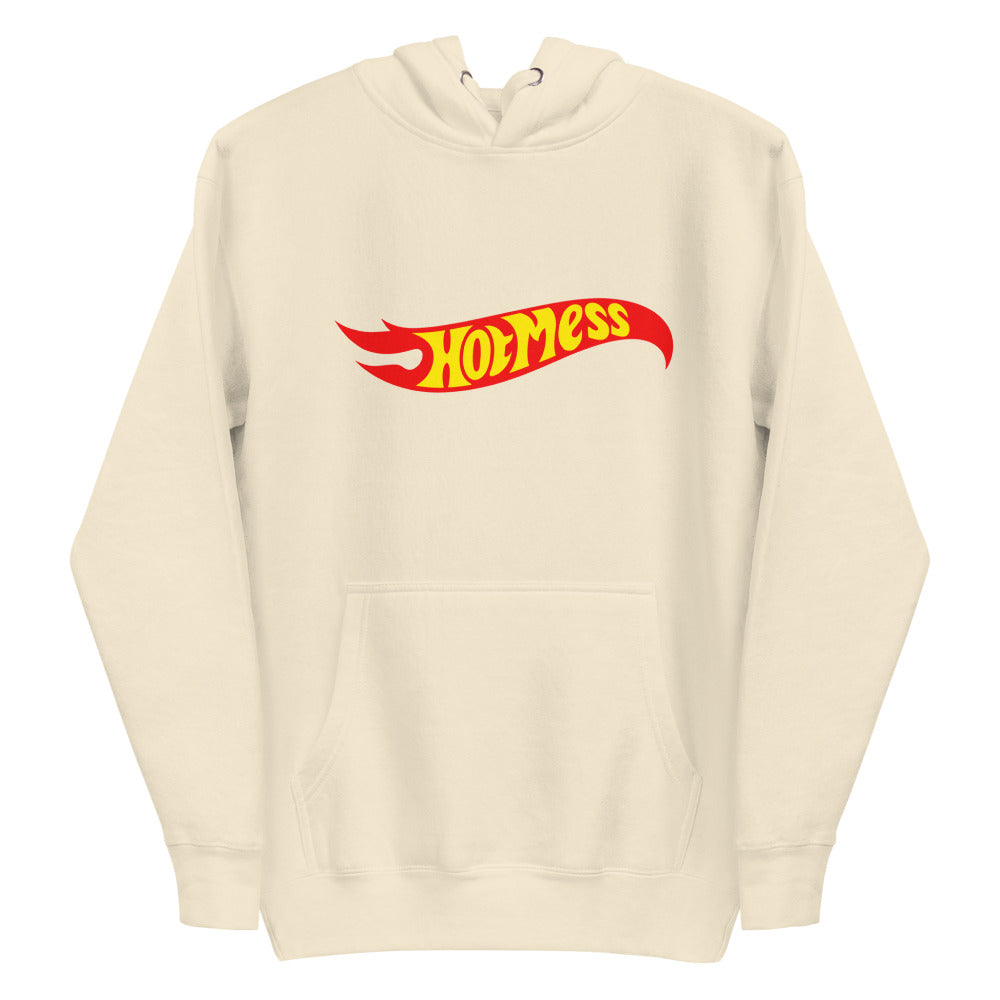 Debut garment mockup | Hot Mess (Hoodie) | Bone
