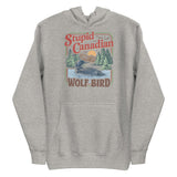 Wolf Bird (Hoodie) - Carbon Grey