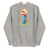 Debut garment mockup | Smoky Mountain Glam (Hoodie) | Carbon Grey