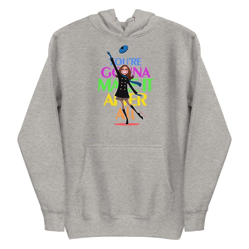Debut garment mockup | You're Gonna Make It (Hoodie) | Carbon Grey