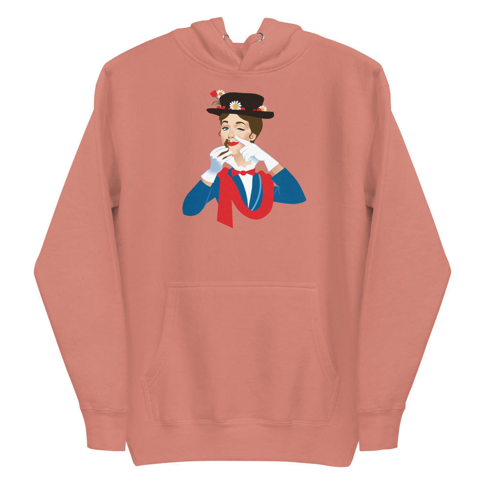 Mary Poppers (Hoodie) - Dusty Rose