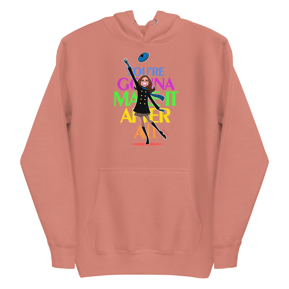 Debut garment mockup | You're Gonna Make It (Hoodie) | Dusty Rose