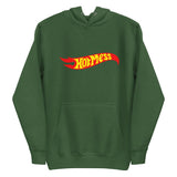 Debut garment mockup | Hot Mess (Hoodie) | Forest Green