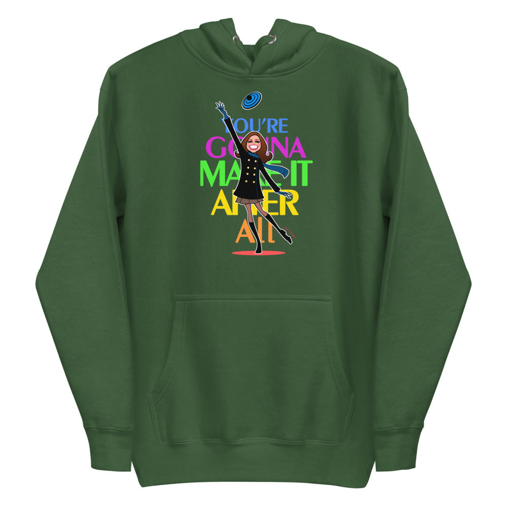 Debut garment mockup | You're Gonna Make It (Hoodie) | Forest Green