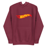 Debut garment mockup | Hot Mess (Hoodie) | Maroon