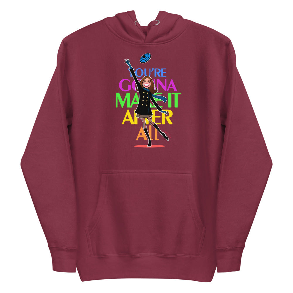 Debut garment mockup | You're Gonna Make It (Hoodie) | Maroon