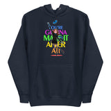 Debut garment mockup | You're Gonna Make It (Hoodie) | Navy Blazer