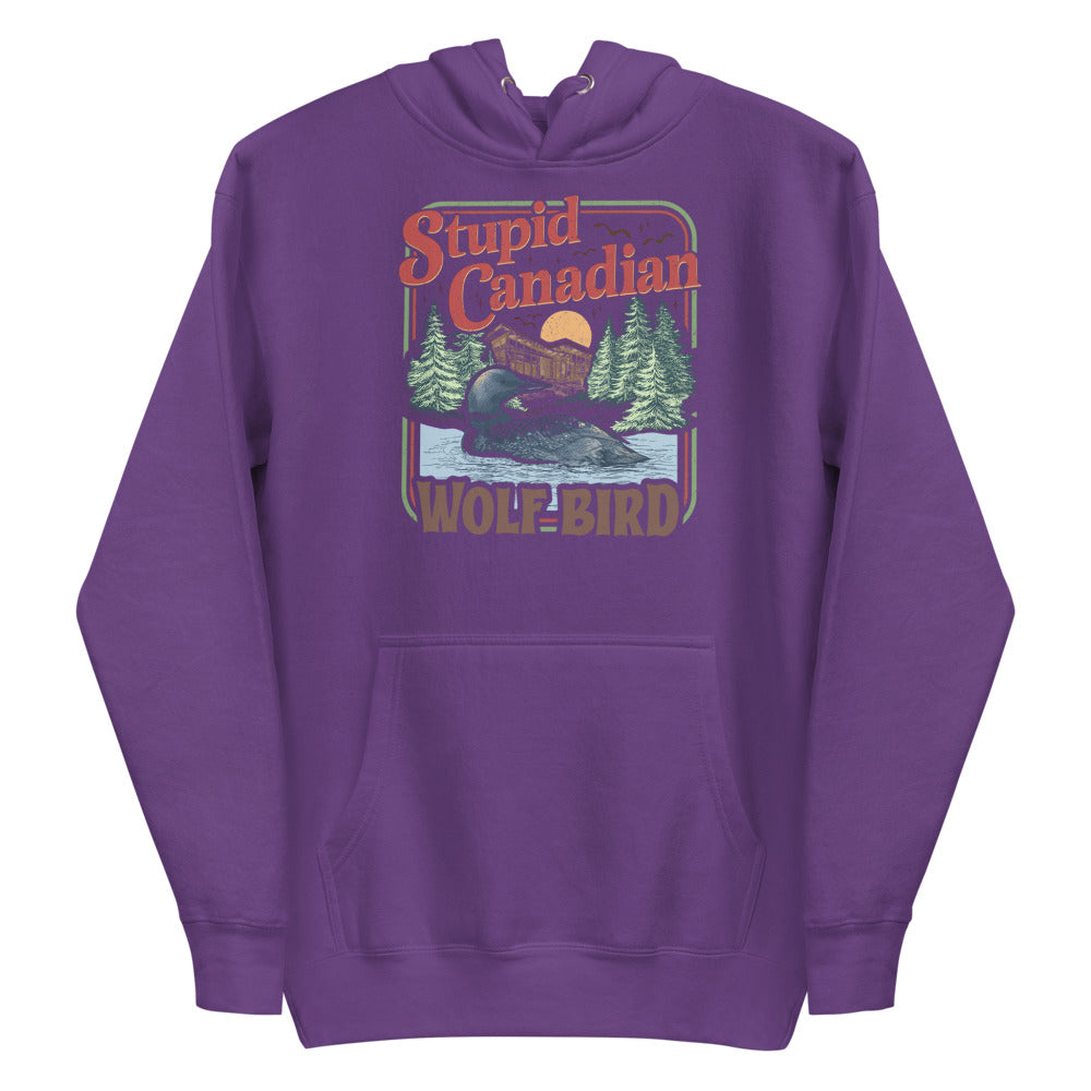 Wolf Bird (Hoodie) - Purple