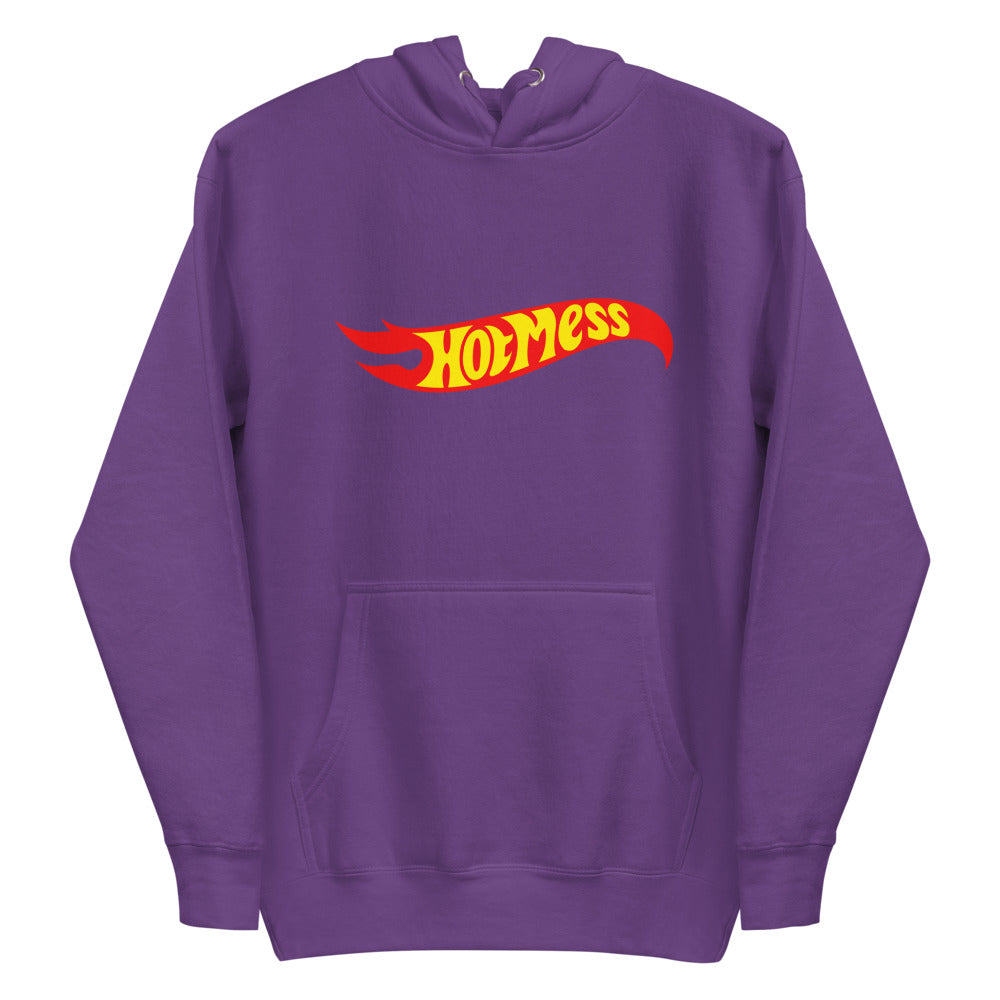 Debut garment mockup | Hot Mess (Hoodie) | Purple