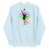 Debut garment mockup | You're Gonna Make It (Hoodie) | Sky Blue