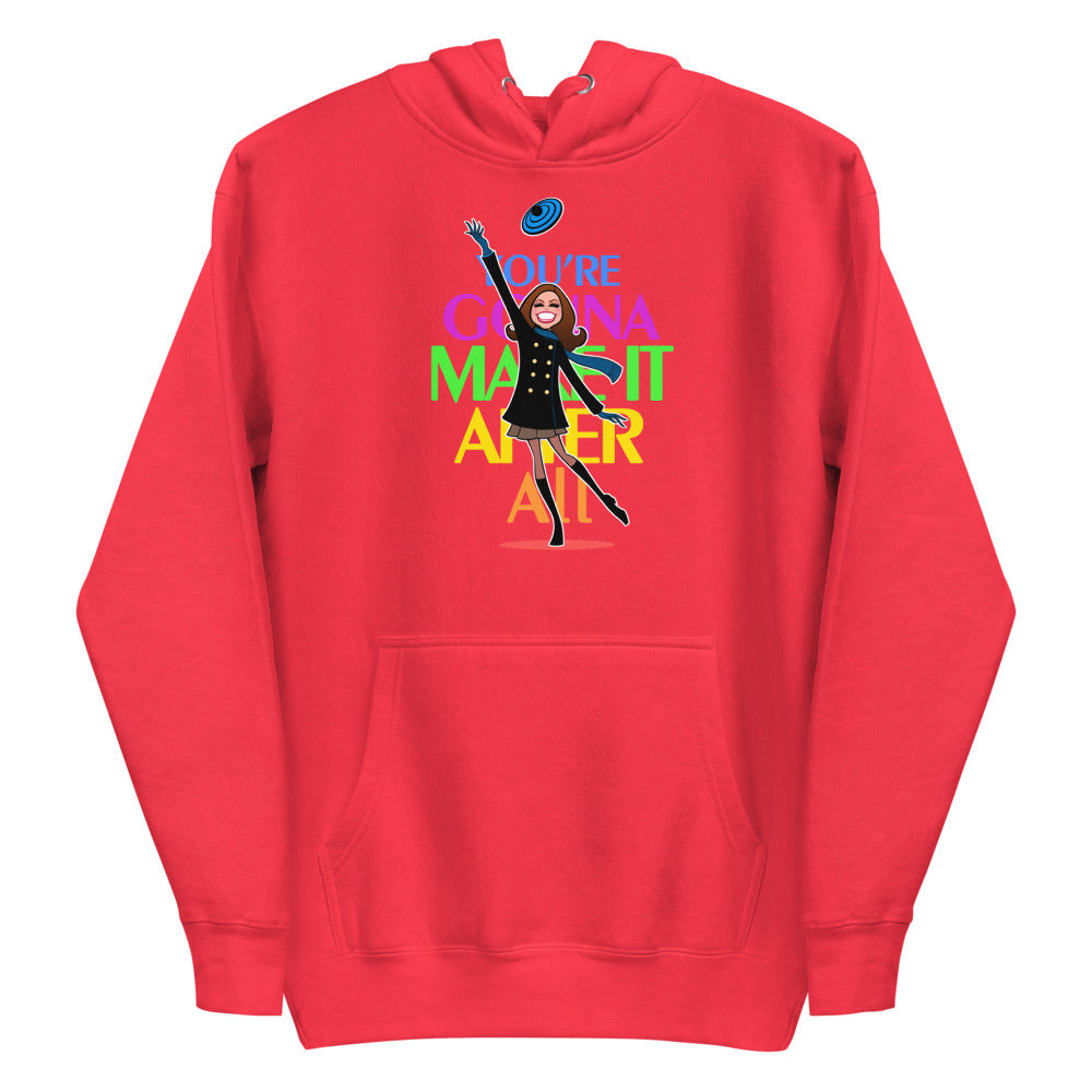 Debut garment mockup | You're Gonna Make It (Hoodie) | Team Red
