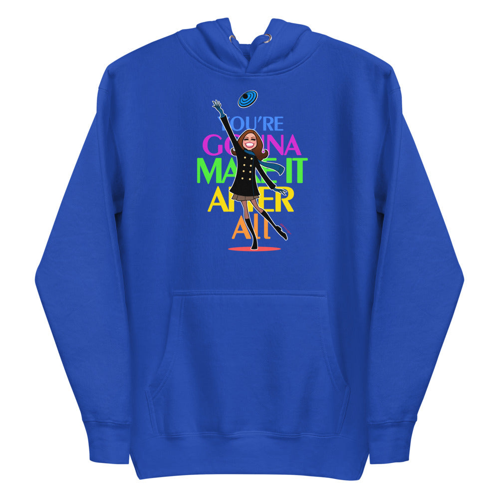 Debut garment mockup | You're Gonna Make It (Hoodie) | Team Royal