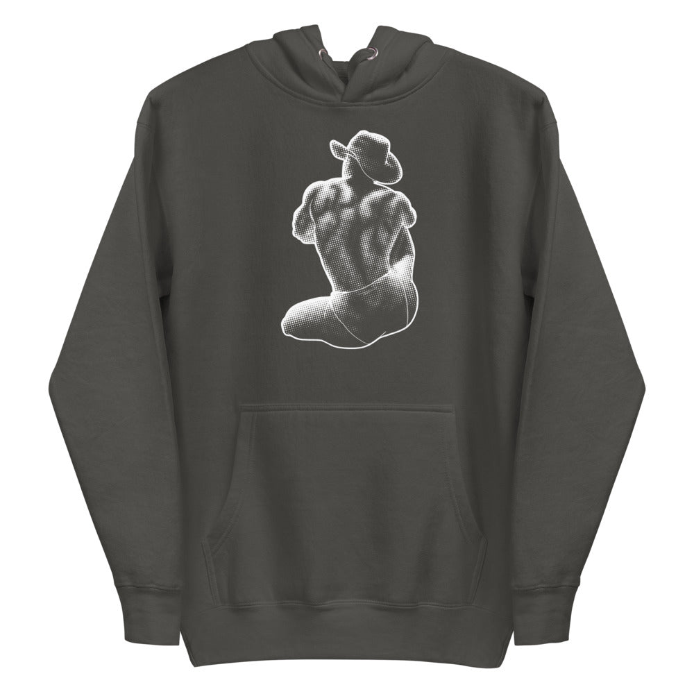 Bikini Cowboy (Hoodie) - Vintage Black