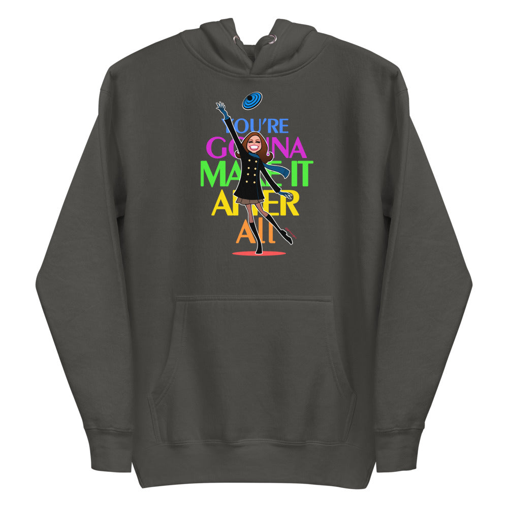 Debut garment mockup | You're Gonna Make It (Hoodie) | Vintage Black