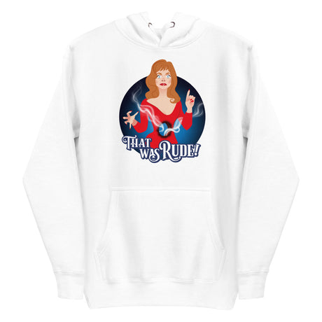 That Was Rude (Hoodie) - White