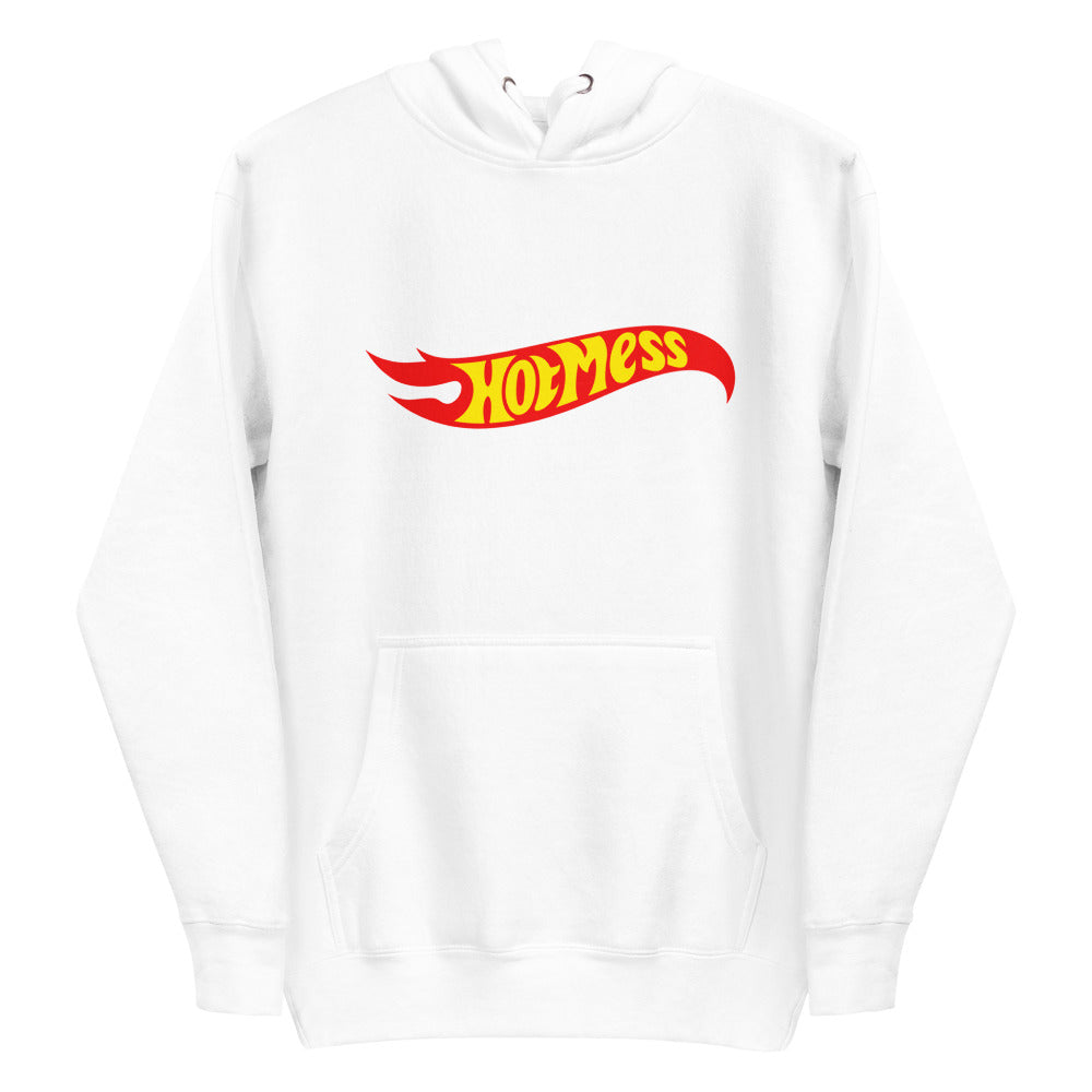 Debut garment mockup | Hot Mess (Hoodie) | White