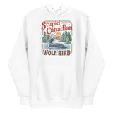 Debut garment mockup | Wolf Bird (Hoodie) | White