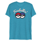 Freeballin' (Triblend) - Aqua Triblend