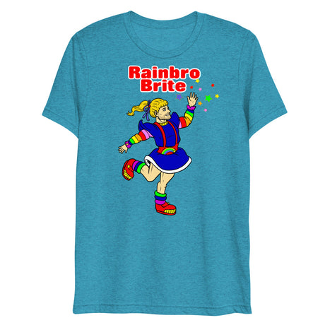 Rainbro-Brite (Triblend) - Aqua Triblend