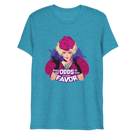 May the Odds (Triblend) - Aqua Triblend